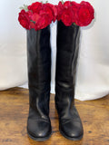 Frye Melissa Black Leather Tall Boots | Size 9.5B